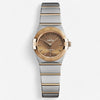 Omega Constellation Stainless Steel & 18K Rose Gold Quartz Ladies Watch 131.20.25.60.13.001