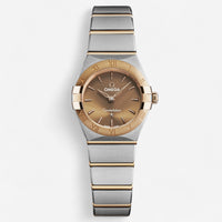 Omega Constellation Stainless Steel & 18K Rose Gold Quartz Ladies Watch 131.20.25.60.13.001