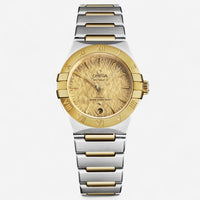 Omega Constellation Stainless Steel & 18K Yellow Gold Automatic Ladies Watch 131.20.29.20.08.001