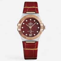 Omega Constellation Stainless Steel & 18K Rose Gold Automatic Ladies Watch 131.23.29.20.99.002