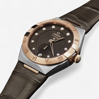 Omega Constellation Stainless Steel & 18K Rose Gold Automatic Ladies Watch 131.23.34.20.63.001