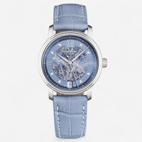 Montblanc Tradition Stainless Steel Diamond Automatic Ladies Watch 131296