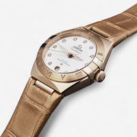 Omega Constellation 18K Rose Gold Automatic Ladies Watch 131.53.29.20.52.002