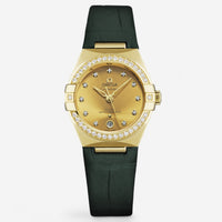 Omega Constellation 18K Yellow Gold Automatic Ladies Watch 131.58.29.20.58.001