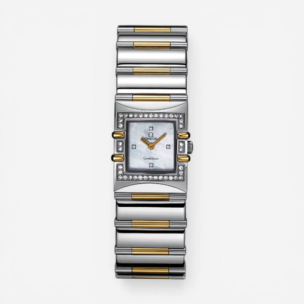 Omega Constellation Stainless Steel Diamond Quartz Ladies Watch 1335.76.00