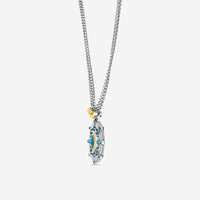 Konstantino Thalassa Sterling Silver & 18K Yellow Gold Pendant Necklace MEMK5126-298-CUT.CHKJ2-131-51