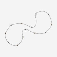 Konstantino Nemesis Sterling Silver and 18K Yellow Gold with Tourmaline Statement Necklace KOMK4724-126-CAB-36 6U - THE SOLIST