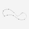 Konstantino Kleos Sterling Silver and 18K Yellow Gold, Pearl Station Necklace KOMK4767-122-33