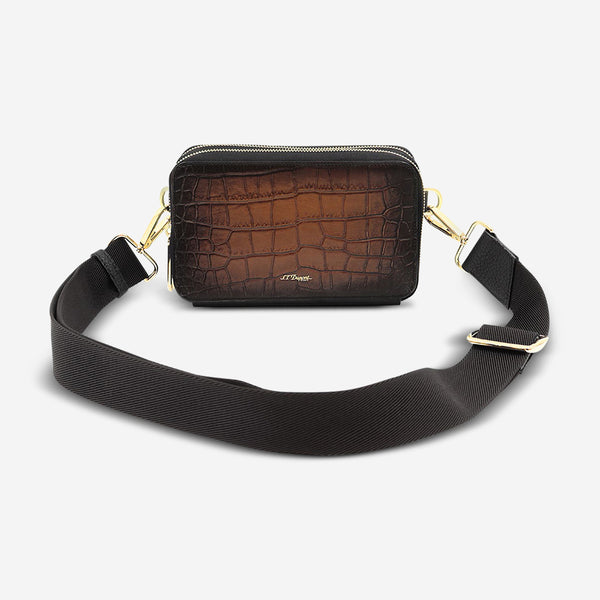 S.T. Dupont Ateiler Brown Leather Small Cigar Pouch 141452