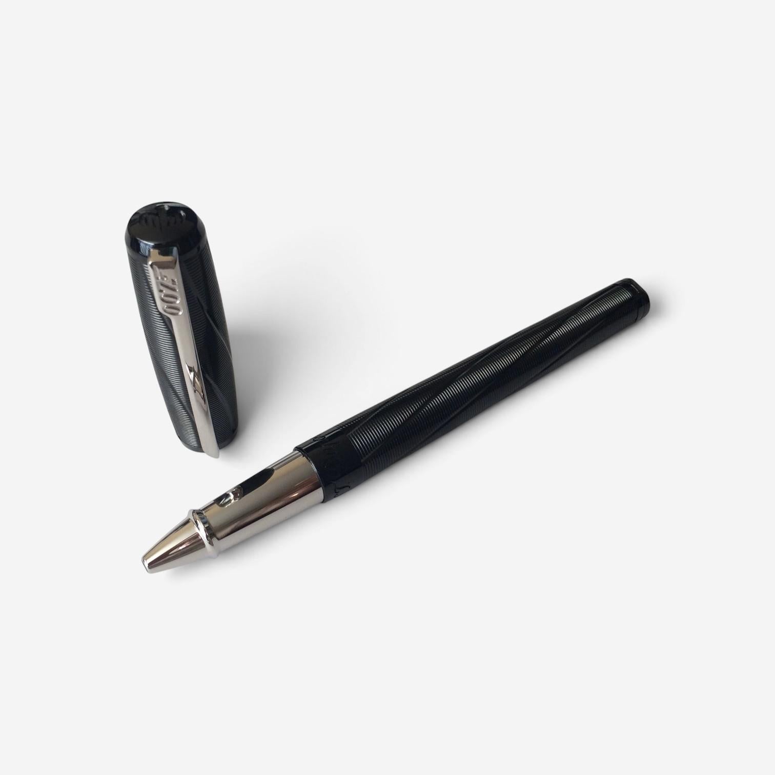 S.T. Dupont James Bond Spectre 007 Black PVD Rollerball Pen 142034