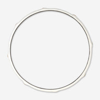Armenta Old World 18K Yellow Gold, Blackened Sterling Silver & White Enamel Diamond Bangle Bracelet 14216