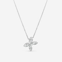Lugano Kite 18K White Gold Diamond Pendant Necklace 1432216 - THE SOLIST
