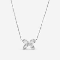 Lugano Kite 18K White Gold Diamond Pendant Necklace 1432218 - THE SOLIST