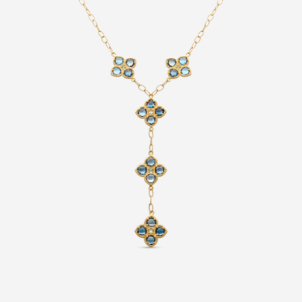 Nanis 18K Yellow Gold Topaz Pendant Necklace CN2-579