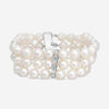 Assael 18K White Gold Japanese Akoya Cultured Pearl & Diamond Bracelet B1194 - THE SOLIST
