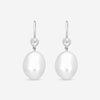 Assael 18K White Gold Diamond & South Sea Baroque Pearl Drop Earrings E5277
