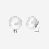 Assael Platinum South Sea Cultured Pearl Clipback Earrings E6716 - THE SOLIST