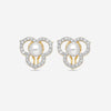 Assael 18K Yellow Gold Diamond & Japanese Akoya Cultured Pearl Open Petal Earrings ACE0170 - THE SOLIST