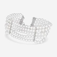 Assael 18K White Gold Akoya Cultured Pearl Choker Necklace N4803 - THE SOLIST