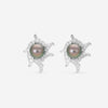 Assael Angela Cummings Platinum & 18K White Gold Pearl & Diamond Wave Earrings ACE0087