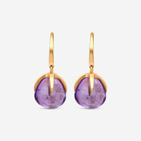 Pomellato Veleno 18K Yellow Gold Amethyst Earrings O.B303/07/01 - THE SOLIST