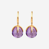 Pomellato Veleno 18K Rose Gold Amethyst Drop Earrings O.B303/07/01-92 - THE SOLIST