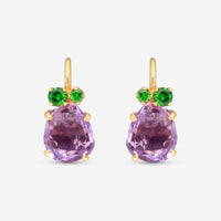 Pomellato 18K Yellow Gold Tsavorite & Amethyst Earrings O.B203/07OIT7 - THE SOLIST