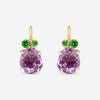 Pomellato Bahia 18K Rose Gold Amethyst and Tsavorite Drop Earrings O.B203/07OIT7-108 - THE SOLIST
