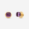 Pomellato Nudo 18K Yellow Gold Amethyst Earrings A124 - THE SOLIST