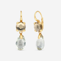 Pomellato Bahia 18K Rose Gold Prasiolite Drop Earrings A139-139