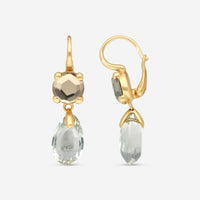 Pomellato Bahia 18K Rose Gold Prasiolite Drop Earrings A139-139