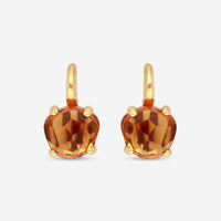 Pomellato Lola 18K Rose Gold Madeira Citrine Drop Earrings A143-143