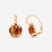 Pomellato Lola 18K Rose Gold Madeira Citrine Drop Earrings A143-143