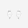 Pomellato Capri 18K White Gold White Ceramic Brilliant Diamond Earrings O.B609/B9/CB - THE SOLIST