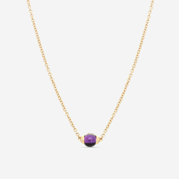 Pomellato M'Ama Non M'Ama 18K Rose Gold Amethyst & Tsavorite Necklace F.B502T07TZOI - THE SOLIST