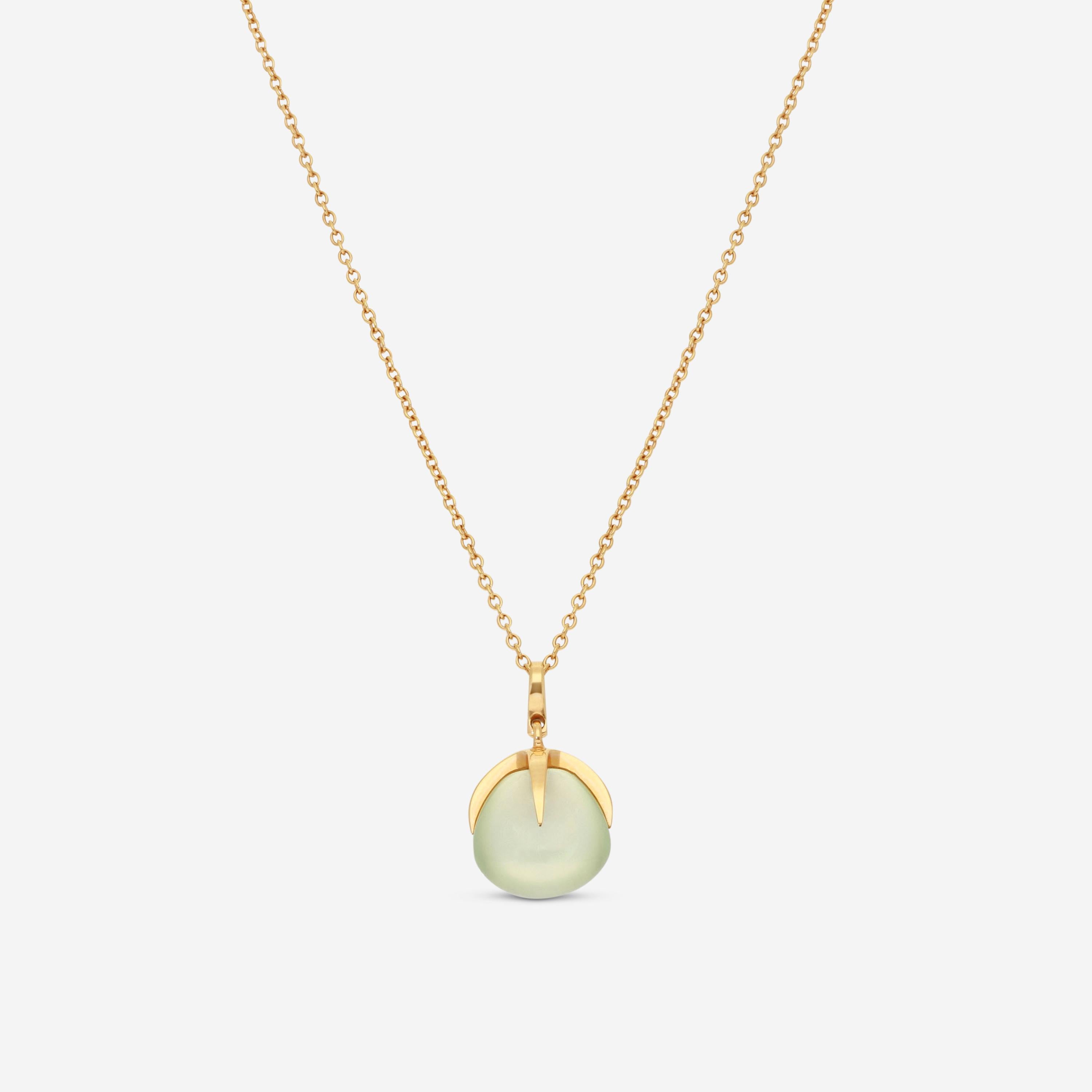 Pomellato Veleno 18K Rose Gold Prasiolite Pendant Necklace F.A601/07-118 - THE SOLIST