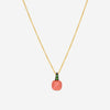 Pomellato 18K Rose Gold Tsavorite & Orange Milky Hard Stone Necklace A133 - THE SOLIST