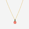 Pomellato Capri 18K Rose Gold Coral and Tsavorite Pendant Necklace A133-133