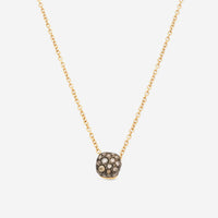 Pomellato Nudo 18K Yellow Gold Brown Diamond Pendant A136 - THE SOLIST