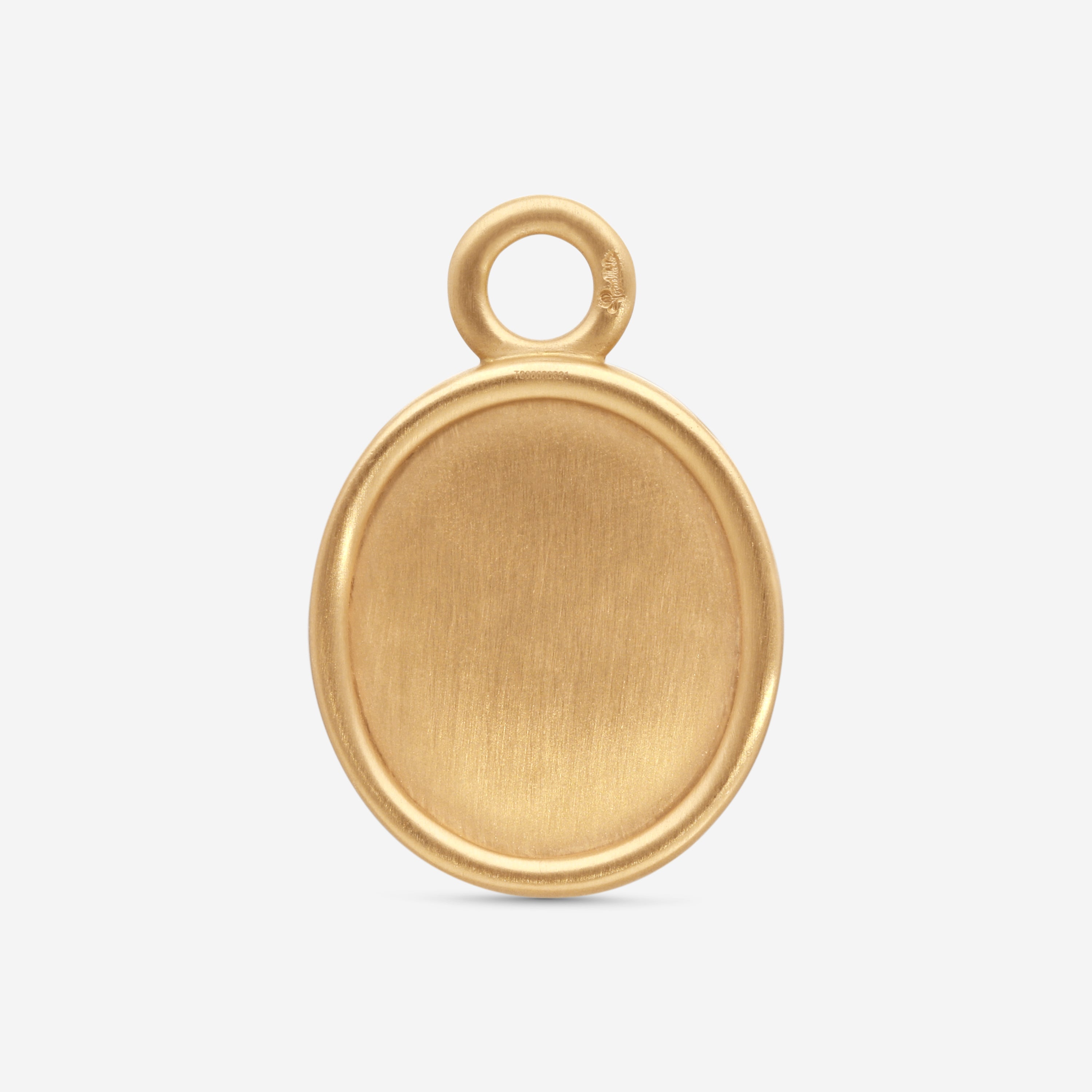 Pomellato Eva 18K Matt Yellow Gold White Agate Cameo Pendant A140 - THE SOLIST