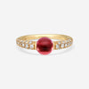 Pomellato M'ama non M'ama 18K Rose Gold Rhodolite Diamond Ring Sz. 6.5 A.B213TBR07-93 - THE SOLIST