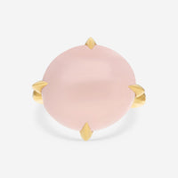 Pomellato Veleno 18K Rose Gold Rose Quartz Ring Sz. 7 A.B303/07/QR-100 - THE SOLIST