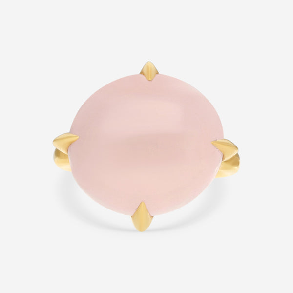 Pomellato Veleno 18K Rose Gold Rose Quartz Ring Sz. 7 A.B303/07/QR-100 - THE SOLIST
