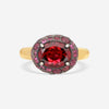 Pomellato Tabou 18K Rose Gold Rhodolite Ring Sz. 6.5 A.A9081A/A/07GR-129