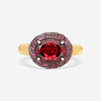 Pomellato Tabou 18K Rose Gold Rhodolite Ring Sz. 6.5 A.A9081A/A/07GR-129