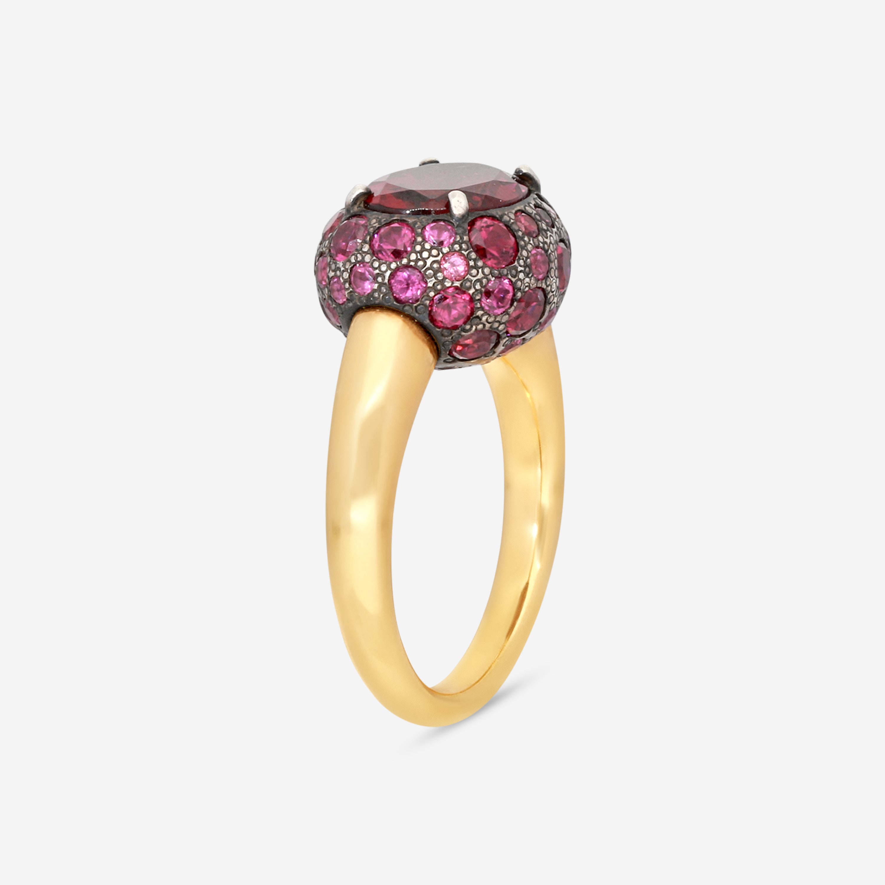 Pomellato Tabou 18K Yellow Gold Garnet & Rhodolite Ring Sz. 6.5 A9081A/A/07GR - THE SOLIST