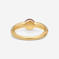 Pomellato M'Ama Non M'Ama 18K Rose Gold Garnet Rhodolite & Brown Diamond Ring Sz. 6 A.B213TBR07GR - THE SOLIST