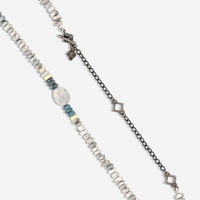 Armenta Old World 18K Yellow Gold & Blackened Sterling Silver Beaded Necklace 14895 - THE SOLIST
