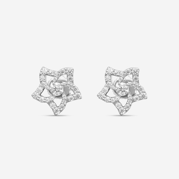 Hearts On Fire Mystical Star 18K White Gold Diamond Earrings HFEMYST00538W
