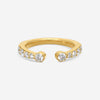 Hearts On Fire Triplicity 18K Yellow Gold Diamond Ring Sz. 6.5 HBATRIPOB0728Y